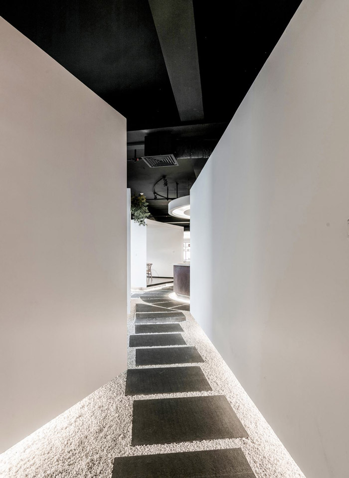 茶業(yè)公司辦公室過道裝修設(shè)計(jì)效果圖