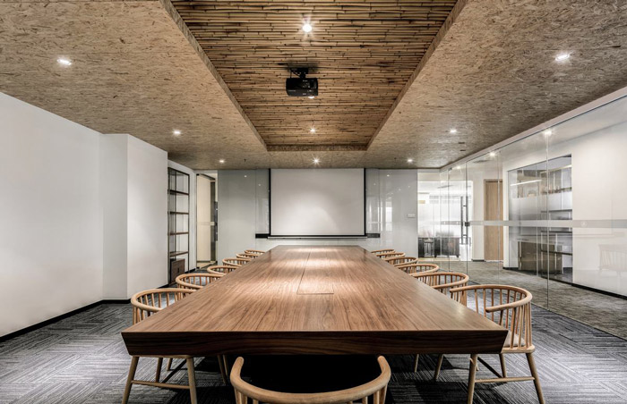 茶業(yè)公司辦公室會議室裝修設(shè)計(jì)效果圖