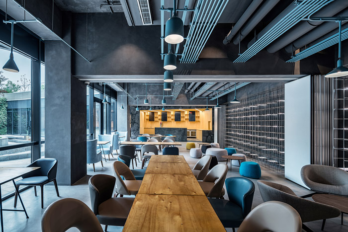 集團(tuán)總部辦公樓休息區(qū)裝修設(shè)計(jì)效果圖