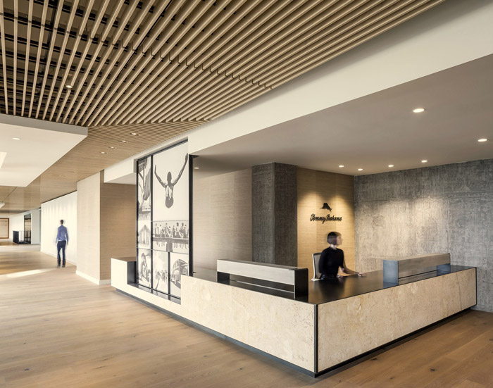 商業(yè)辦公空間前臺裝修設計效果圖