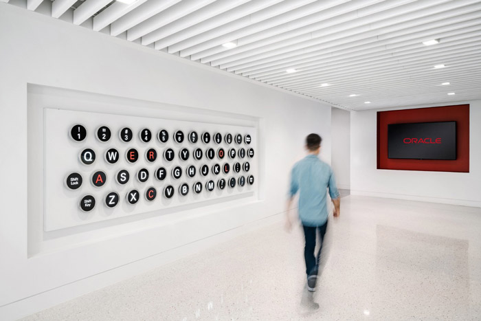 辦公大樓背景墻裝修效果圖