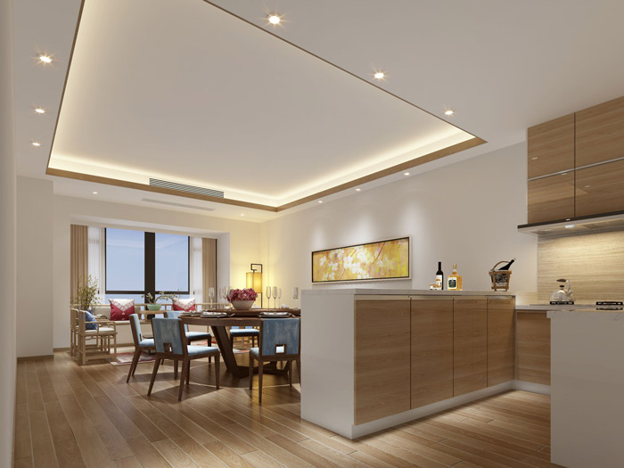 財富管理公司茶水間裝修設計效果圖