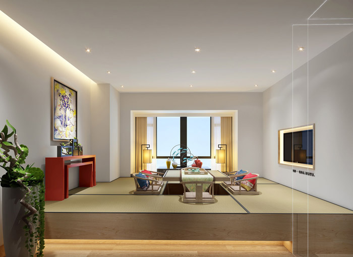 財富管理公司交流區(qū)裝修設計效果圖