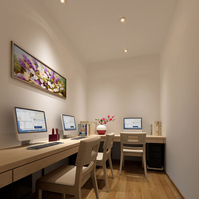 財富管理公司辦公區(qū)裝修設計效果圖