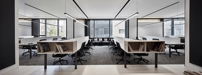 獨棟別墅辦公室辦公區(qū)裝修設(shè)計效果圖