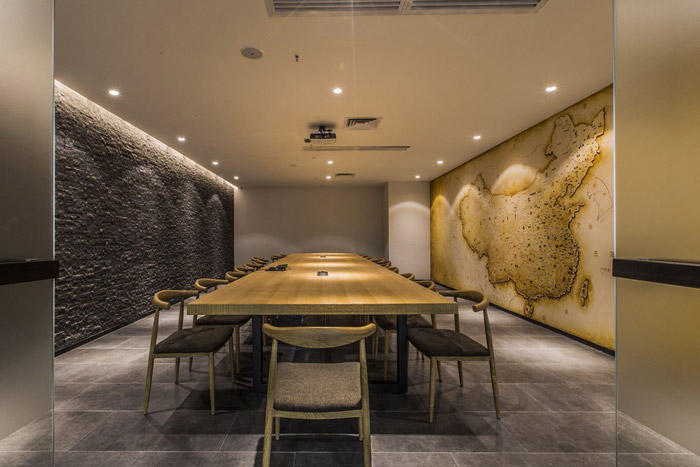 東方禪意辦公室會(huì)議室裝修效果圖