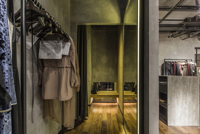 東方禪意辦公室試衣間裝修效果圖