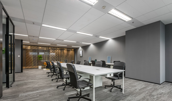 清爽辦公室辦公區(qū)裝修設(shè)計(jì)效果圖