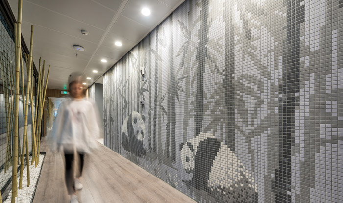 清爽辦公室過道裝修設(shè)計(jì)效果圖