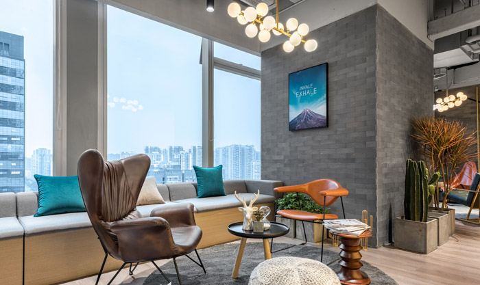 清爽辦公室休息區(qū)裝修設(shè)計(jì)效果圖