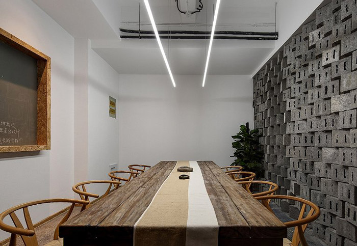 370平方禪意辦公室會(huì)議室裝修效果圖