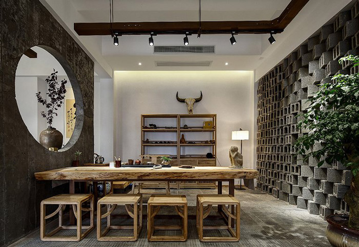 370平方禪意辦公室休息區(qū)裝修效果圖