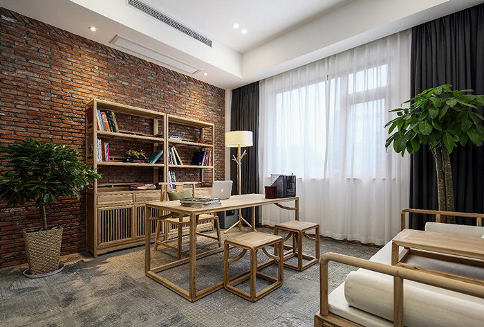 370平方禪意經(jīng)理辦公室裝修效果圖