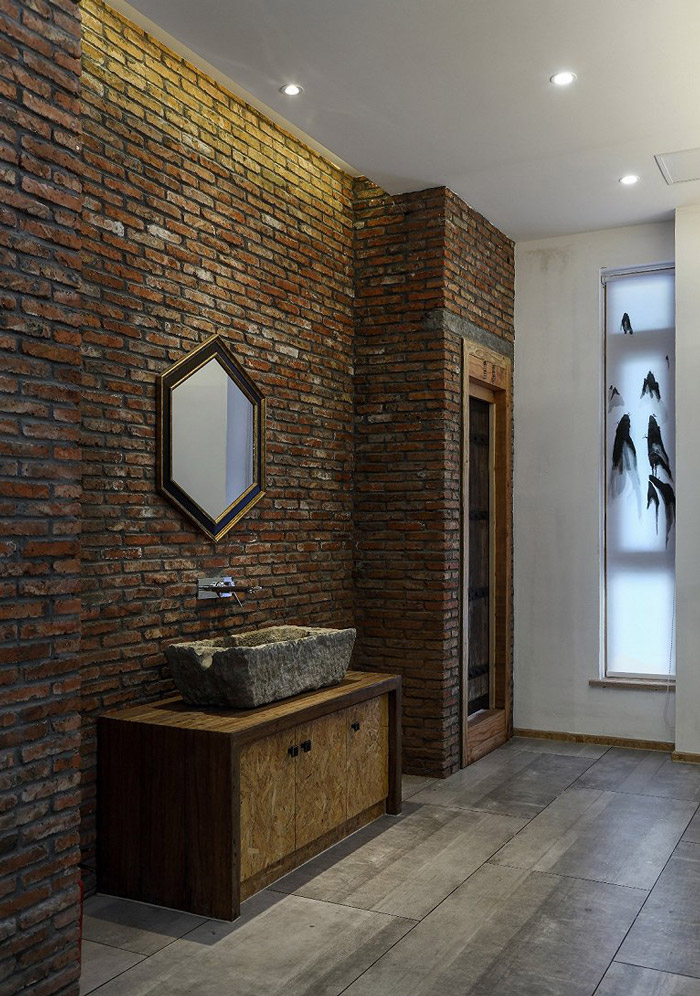 370平方禪意辦公室洗手間裝修效果圖