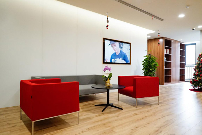 食品公司辦公室接待區(qū)裝修設(shè)計(jì)效果圖