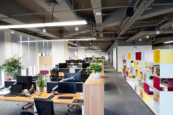 食品公司辦公室辦公區(qū)裝修設(shè)計(jì)效果圖