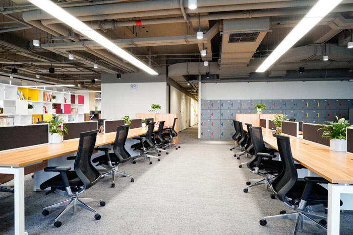 食品公司辦公室辦公區(qū)裝修設(shè)計(jì)效果圖