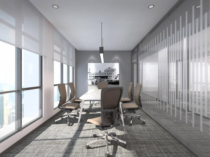 食品公司辦公室洽談室裝修設(shè)計(jì)效果圖