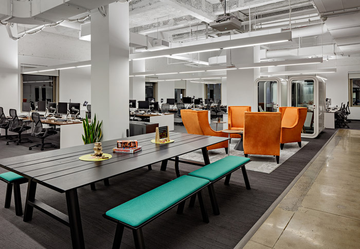 家具公司辦公室辦公區(qū)裝修設(shè)計(jì)效果圖