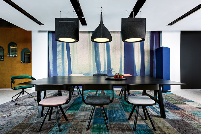 家具公司辦公室交流區(qū)裝修設(shè)計(jì)效果圖