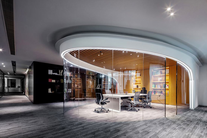 創(chuàng)意辦公室洽談區(qū)裝修效果圖