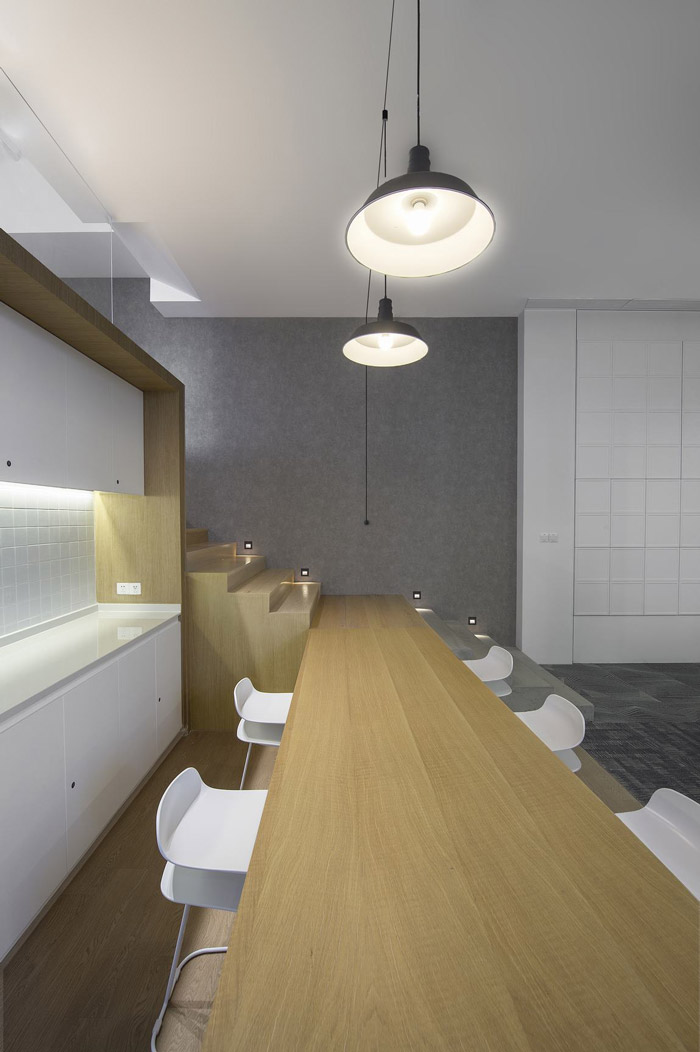 總部辦公樓茶水間裝修效果圖