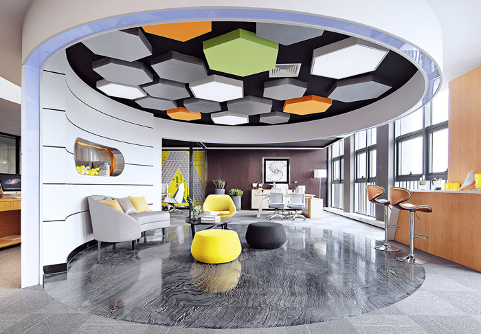 科技公司寫字樓茶水間裝修效果圖