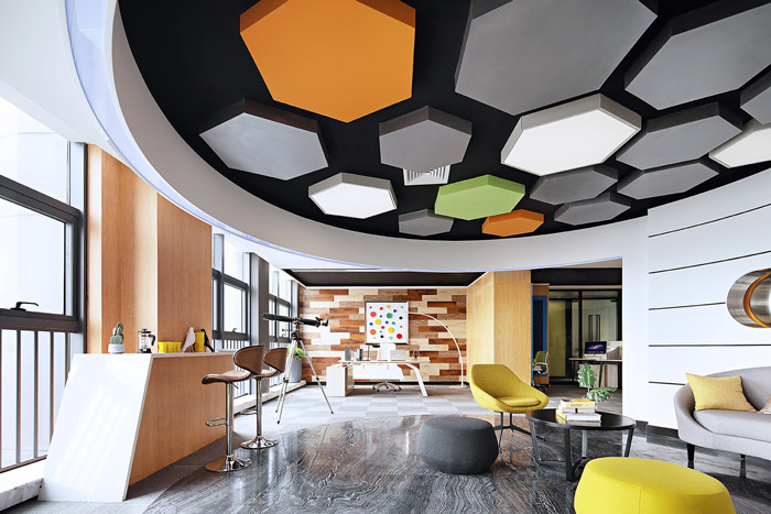 科技公司寫字樓茶水間裝修效果圖