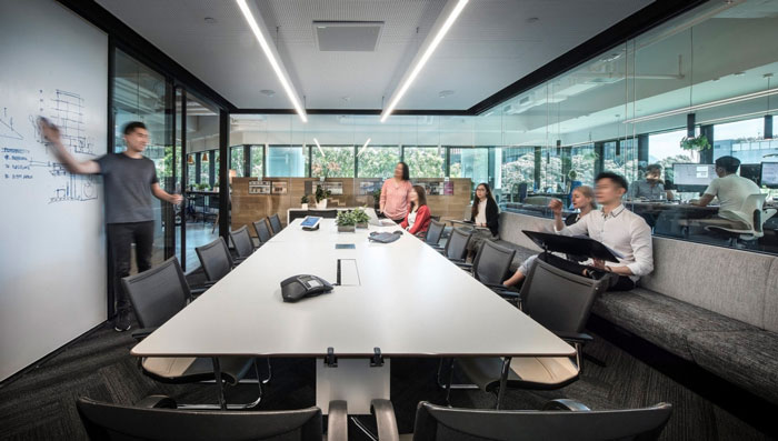 分公司辦公室會議室設(shè)計效果圖