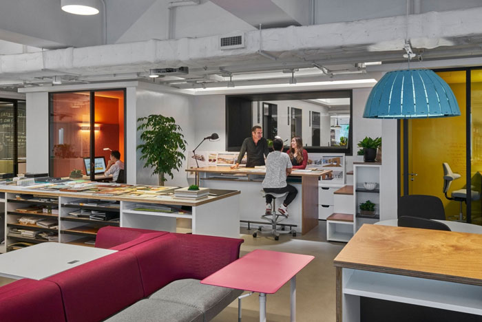 分公司辦公室閱讀區(qū)設(shè)計效果圖