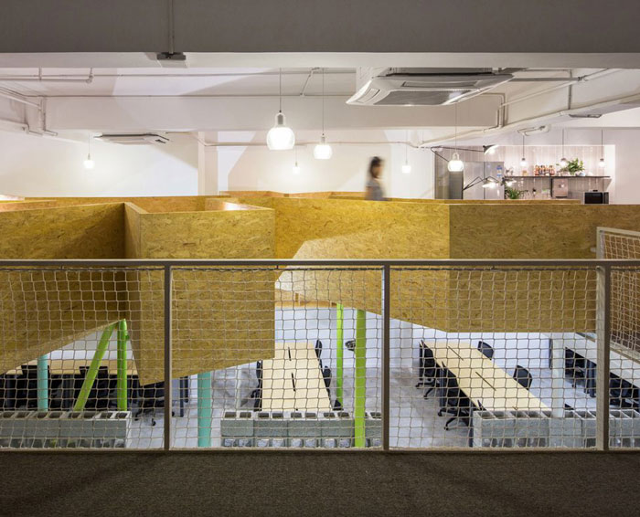 工廠改造辦公室云座設(shè)計(jì)效果圖