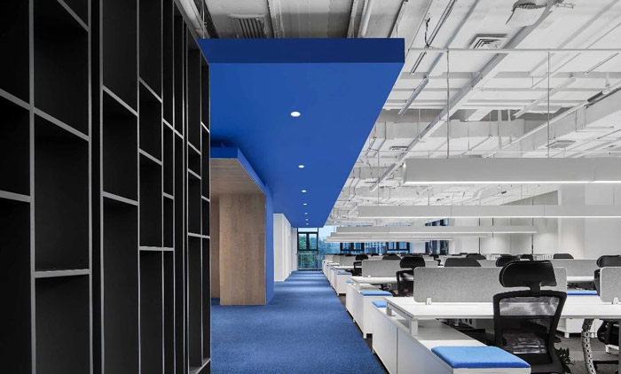 it公司辦公室辦公區(qū)設(shè)計(jì)效果圖