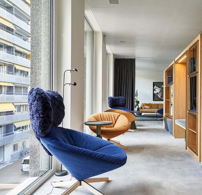 研究機(jī)構(gòu)辦公室交流區(qū)裝修效果圖