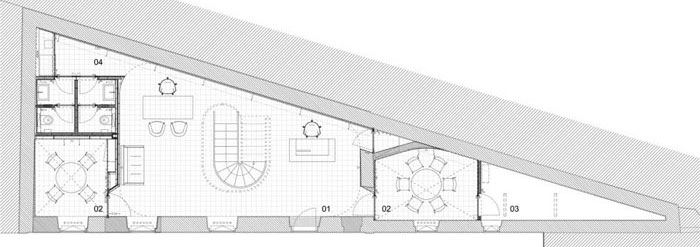 兩層辦公室一層平面圖