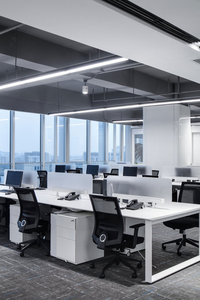 總部辦公大樓辦公區(qū)設(shè)計效果圖