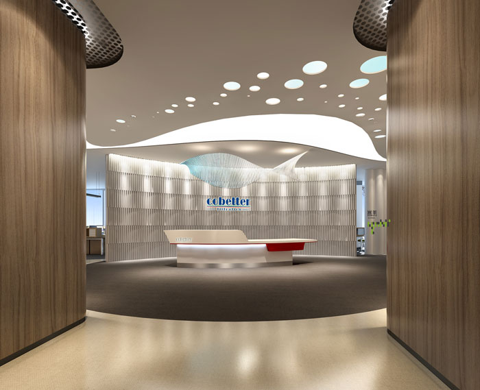 杭州過濾器材公司辦公室裝修效果圖