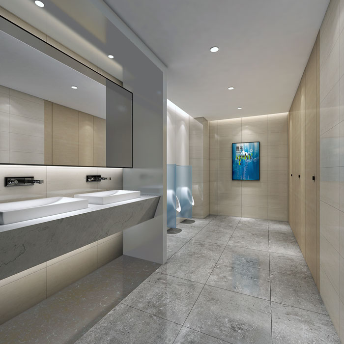 網(wǎng)絡(luò)公司辦公樓衛(wèi)生間裝修設(shè)計效果圖