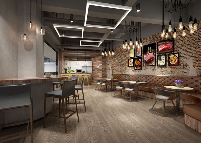 杭州食品公司辦公室茶水間裝修設(shè)計(jì)效果圖