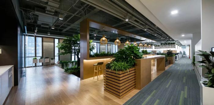 10000平方集團辦公室過道設(shè)計方案