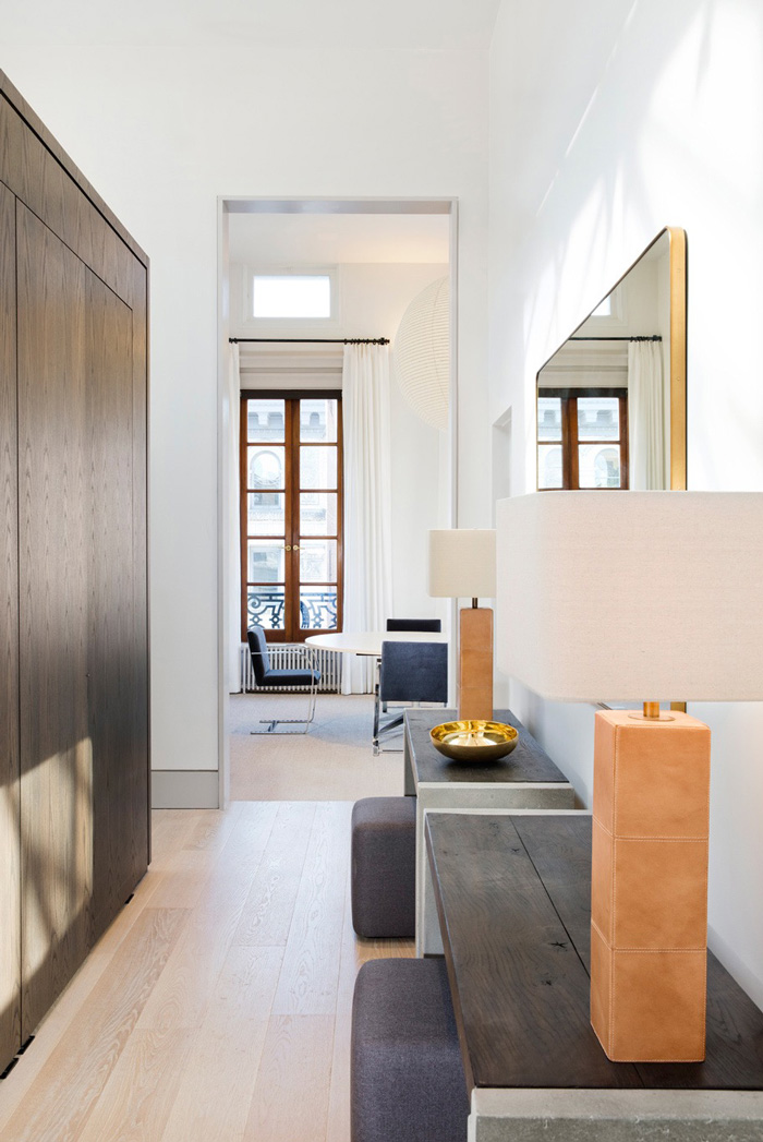 財務(wù)公司辦公室過道設(shè)計效果圖