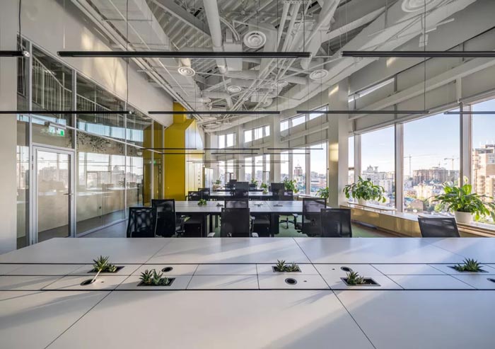 二(2)層辦公室辦公區(qū)設計方案