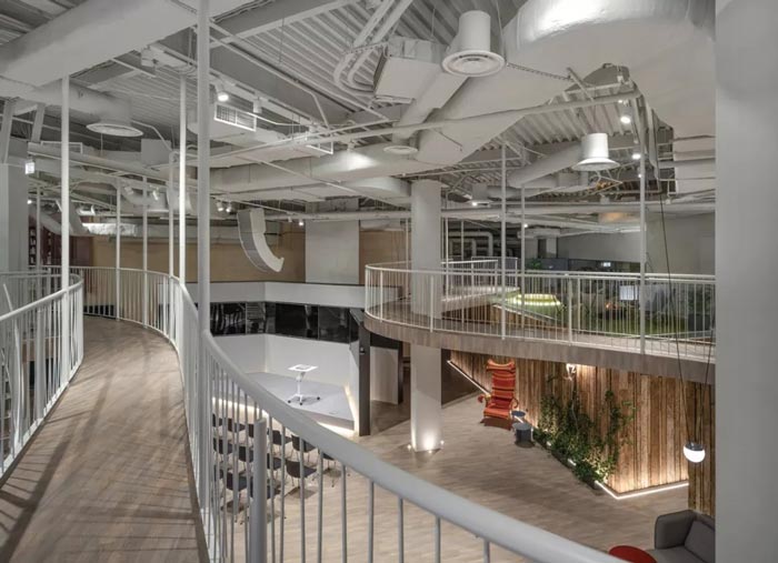 二(2)層辦公室空中橋梁設計方案