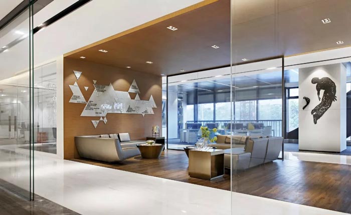 辦公樓綜合體二層接待設(shè)計方案