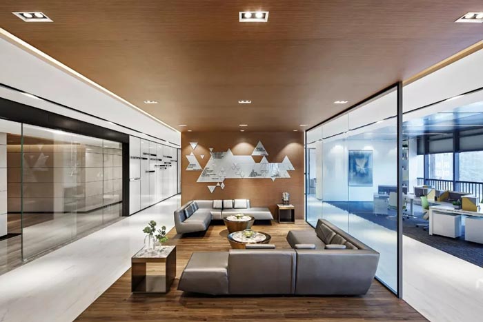 辦公樓綜合體二層接待設(shè)計方案