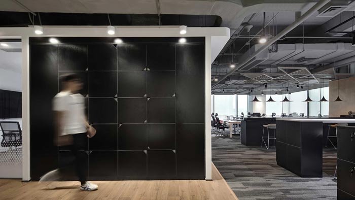 400平方辦公室過(guò)道設(shè)計(jì)方案