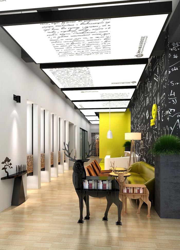 創(chuàng)業(yè)孵化器接待裝修設(shè)計(jì)效果圖