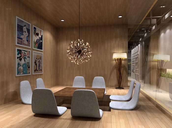 創(chuàng)業(yè)孵化器交流區(qū)裝修設(shè)計(jì)效果圖