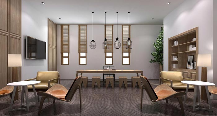 創(chuàng)業(yè)孵化器總經(jīng)理裝修設(shè)計(jì)效果圖