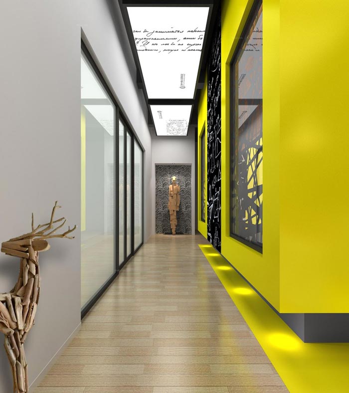 創(chuàng)業(yè)孵化器入口裝修設(shè)計(jì)效果圖