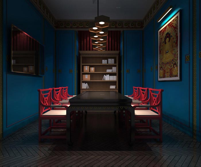 創(chuàng)業(yè)孵化器閱讀區(qū)裝修設(shè)計(jì)效果圖